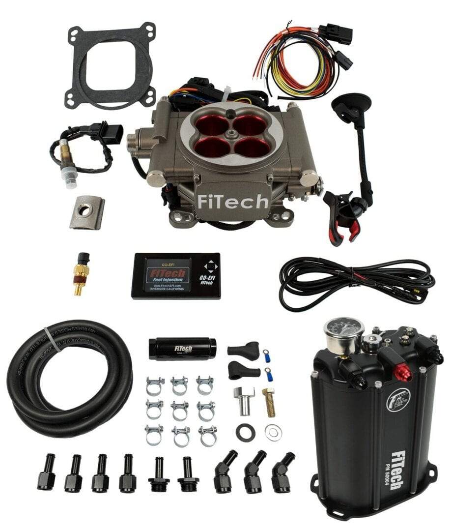 FITECH MASTER KIT 400HP GO STREET EFI READY TO RUN WITH FORCE FUEL PUMP SYSTEM CAST GREY COLOUR