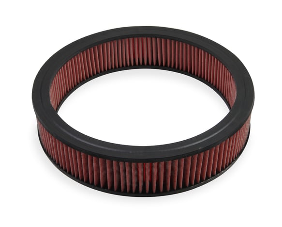 MR GASKET AIR CLEANER ELEMENT 14" X 3" RED WASHABLE
