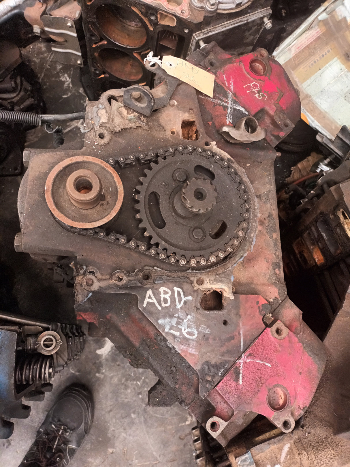 ENGINE BUICK 455 LONG BLOCK  IN REBUILDABLE CONDITION.