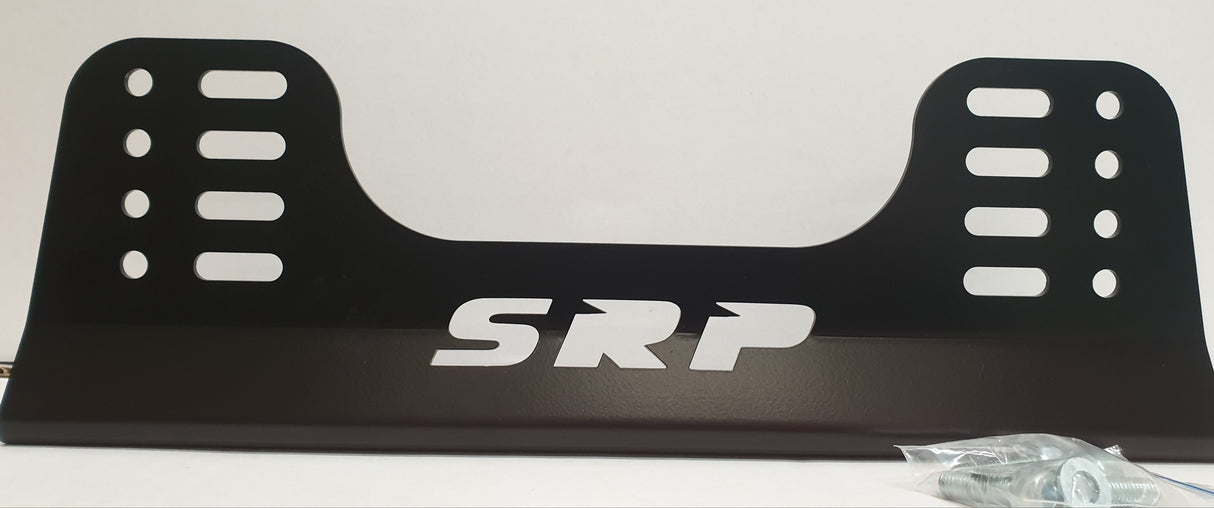 SEAT MOUNT PAIR SRP 3MM BLACK WITH BOLTS/WASHERS