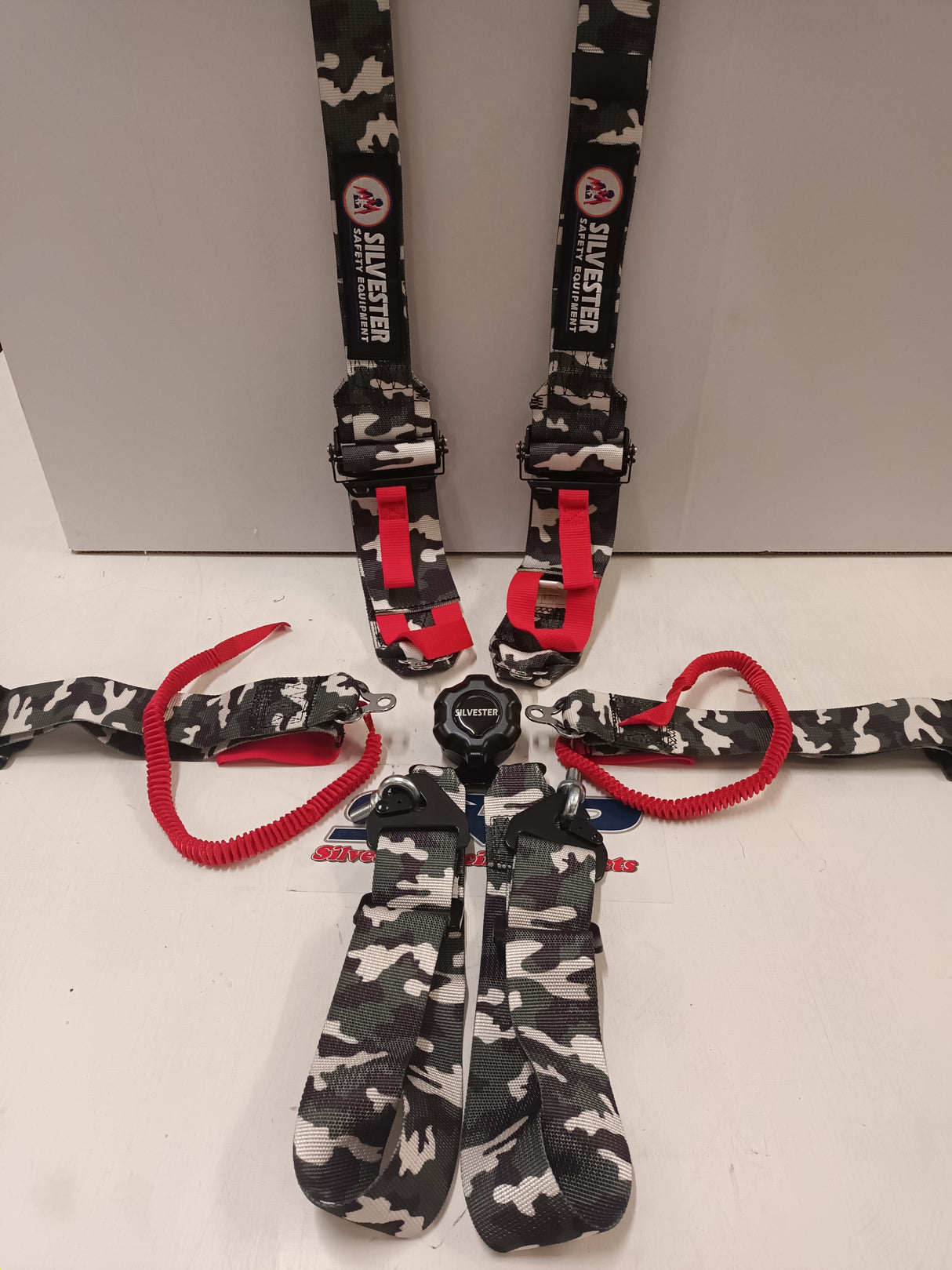 HARNESS SET CAMLOCK 6 POINT CAMO  2'' SHOULDER STRAPS SPORT PLUS