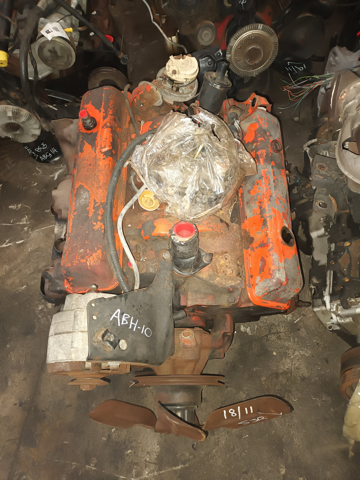 CHEV 307 1969-73 BLOCK CASTING 3970020 USED ENGINE IN REBUILDABLE CONDITION