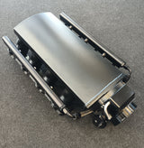 INTAKE MANIFOLD GM LS SERIES 3 L92 FABRICATED COMPLETE WITH THROTTLE BODY AND FUEL RAILS.