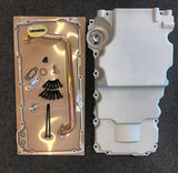 OIL PAN KIT GM LS SERIES LOW PROFILE CAST FINISH