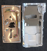 OIL PAN KIT GM LS SERIES LOW PROFILE CAST FINISH