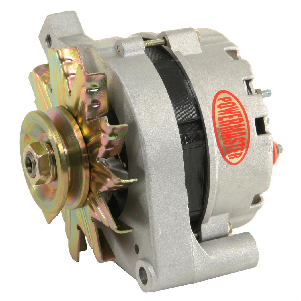 POWERMASTER ALTERNATOR. RETRO STYLE 75A. EXTERNALLY REGULATED. FITS FORD V8 1969-86