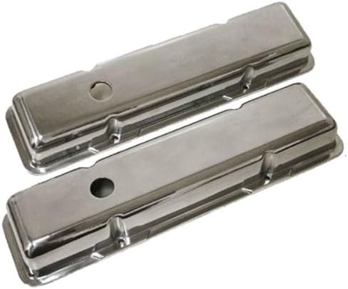 VALVE COVERS CHEV SB SMOOTH POLISHED PAIR