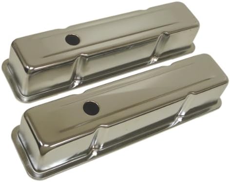 VALVE COVERS CHEV SB TALL CHROME PAIR