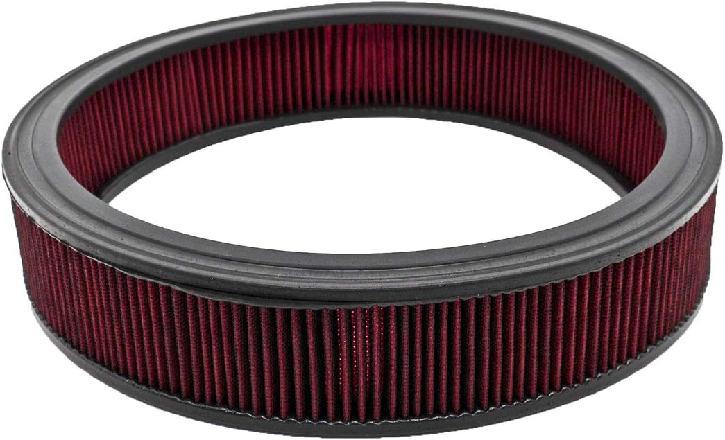 AIR CLEANER FILTER 14" X 3" WASHABLE RED