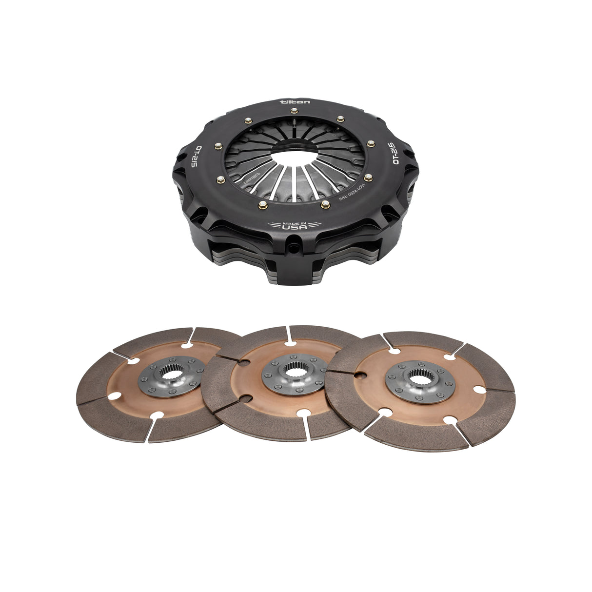 COVER ASSEMBLY 8.5" 3 PLATE CERAMAETALLIC