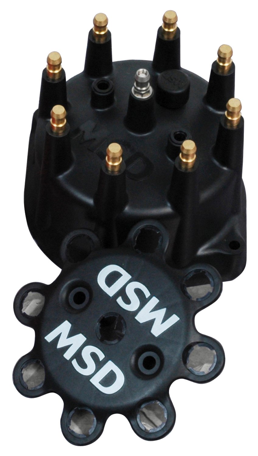 MSD DISTRIBUTOR CAP SMALL DIAMETER BLACK 84313