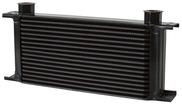 OIL COOLER. HI PERF PLATE AND FIN. 11'X5'X2'. 16 PLATE  7/8-14 FITTINGS.