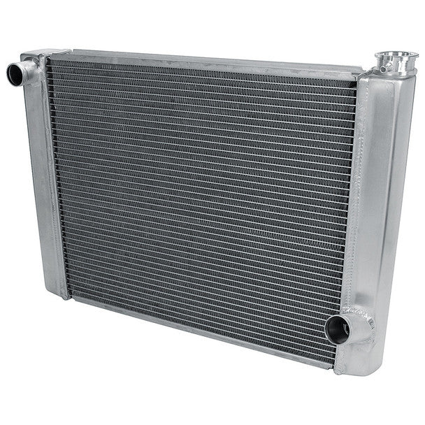 SRP RADIATOR ALLOY RACE, 19' X 26' CHEV. L/H TOP INLET. R/H LOWER.