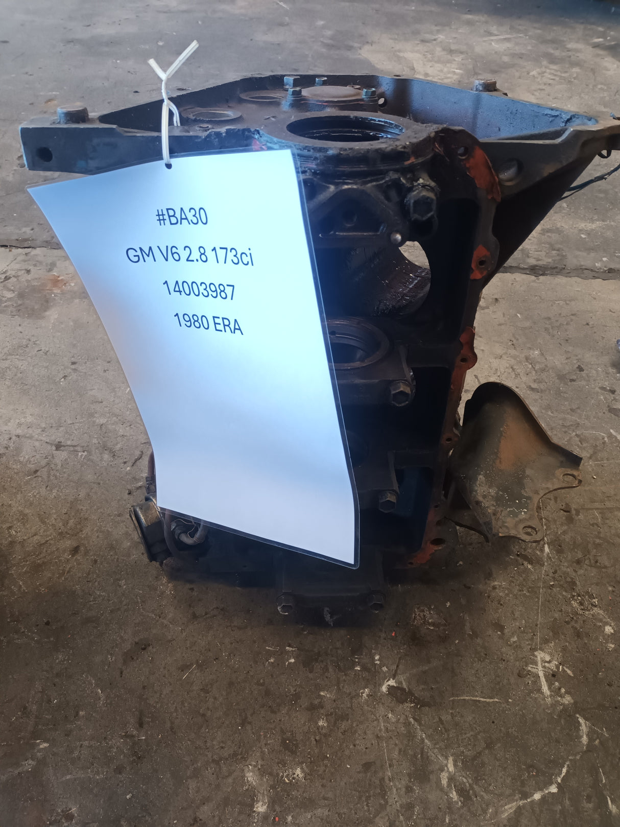 GM V6 2.8 173ci BLOCK CASTING 14003987 USED