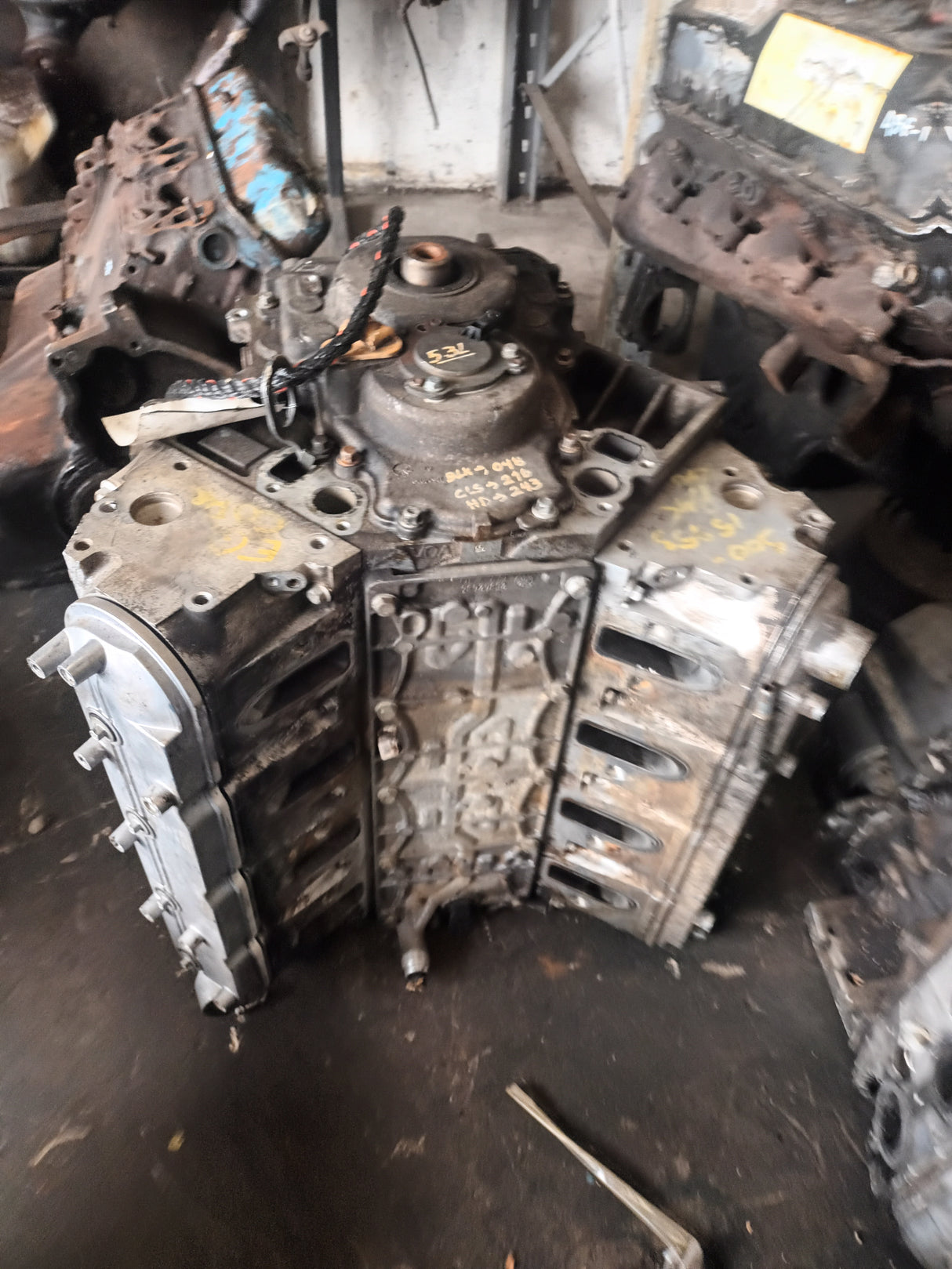 GM LS 5.3 LONG ENGINE ALLOY BLOCK USED IN REBUILDABLE CONDITION