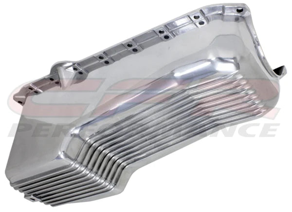 OIL PAN CHEV SB ALLOY FINNED 1986-02 POLISHED