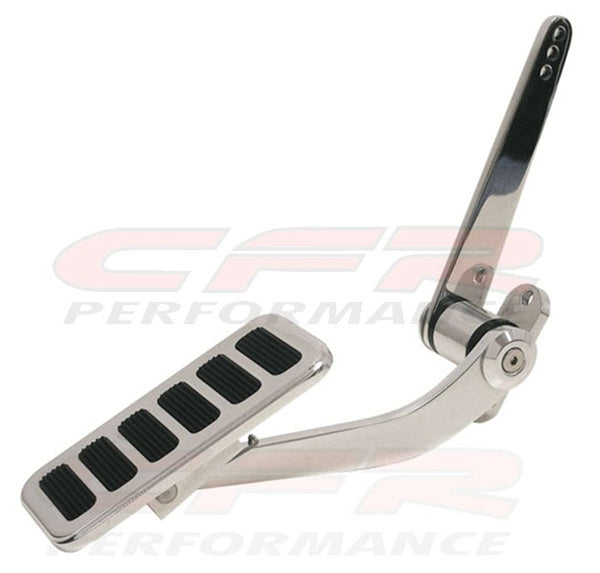 GAS PEDAL FIREWALL MOUNT ALLOY POLISHED