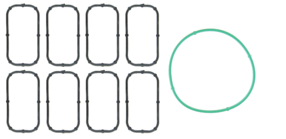 INTAKE GASKET SET GM LS3 RECTANGULAR PORT RUBBERS MS3842