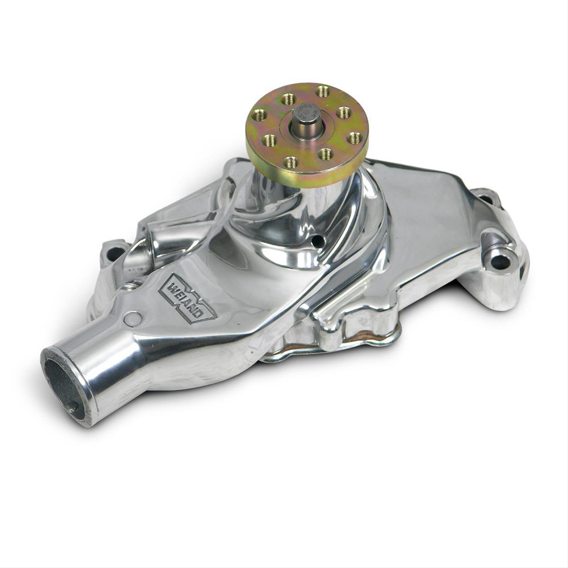 WEIAND WATER PUMP SB CHEV SHORT ALLOY POLISHED