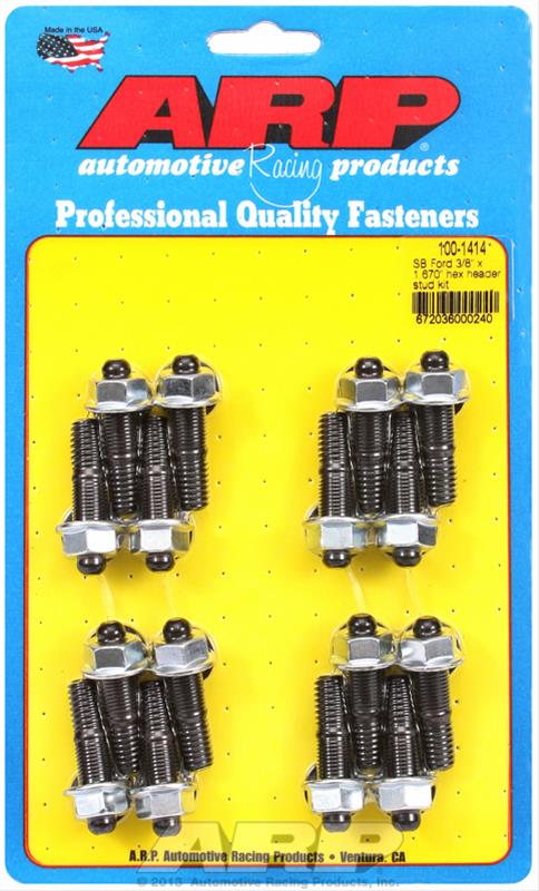 ARP HEADER STUD KIT FORD SB 100-1414