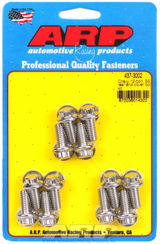 GM 12 BOLT DIFF COVER BOLTS SS