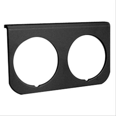 GAUGE PANEL 2" 2 HOLE ALLOY BLACK 2237