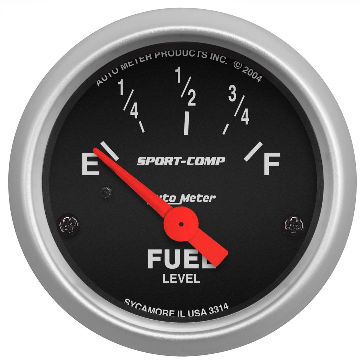 SPORT COMP 2 1/16" FUEL LEVEL ELECTRIC 3314