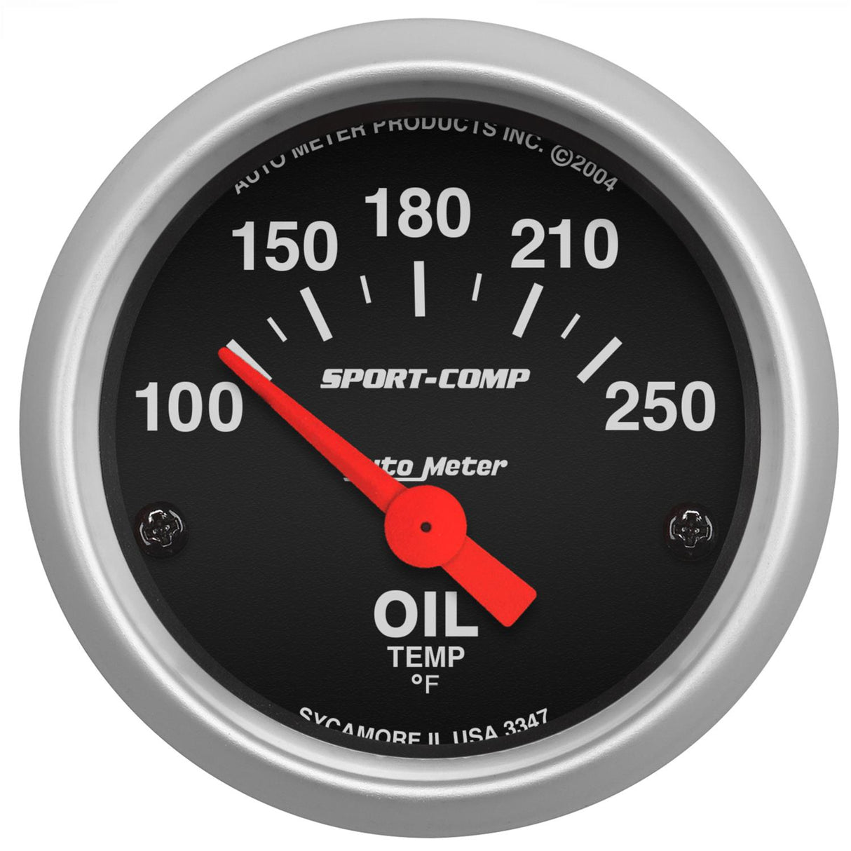 SPORT COMP 2 1/16" OIL TEMP ELECTRIC 3347