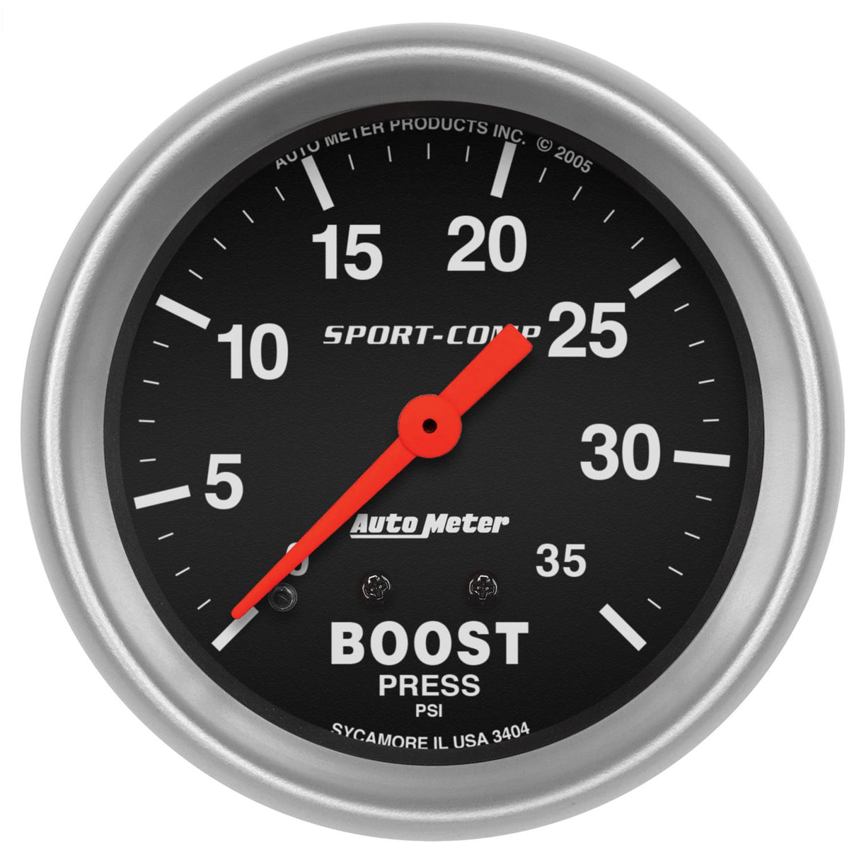 SPORTSCOMP 2-5/8" BOOST PRESS, 0- 2.5 Kg/Cm2, MECH