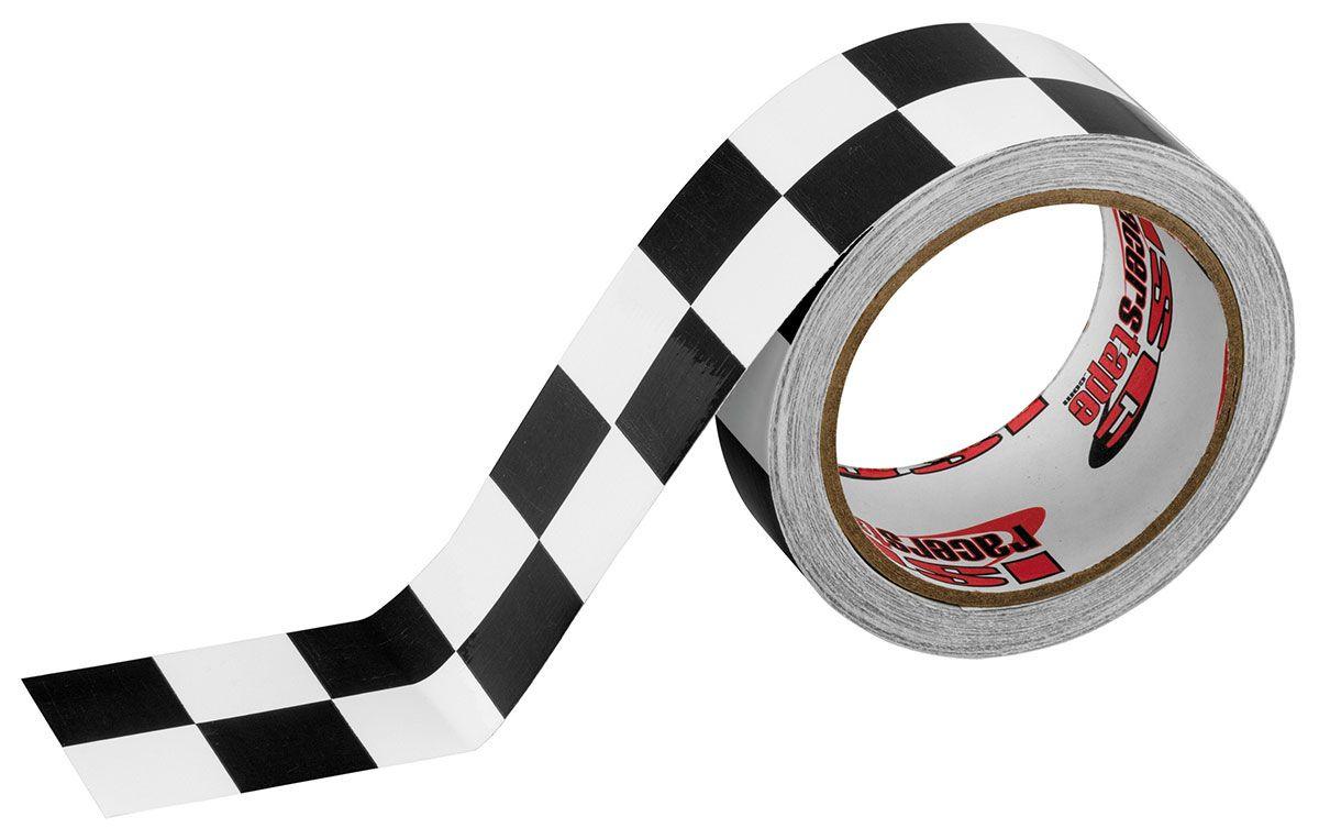RACE TAPE CHECKERBORD 2" X 45FT ROLL