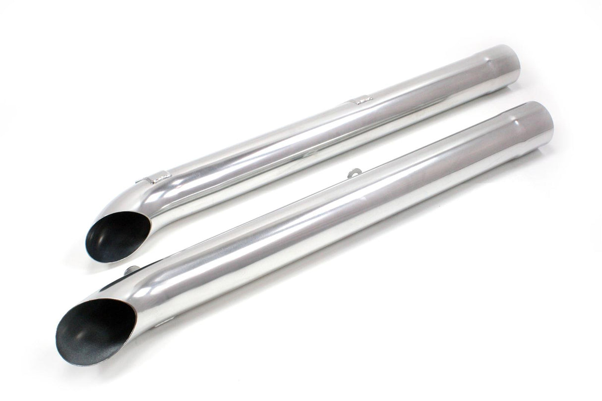 SIDE PIPES CHEV PAIR STEEL CERAMIC COATED 4" OD 44.750 LONG