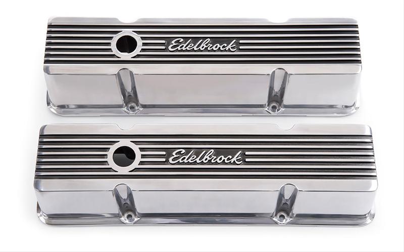 EDELBROCK ELITE II VALVE COVERS SB CHEV TALL