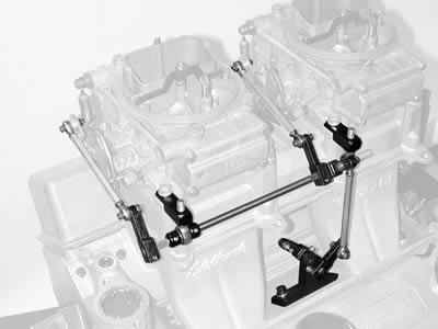 EDELBROCK THROTTLE LINKAGE KIT SIDEWAYS 7071