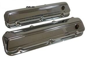 VALVE COVERS FORD BB CHROME