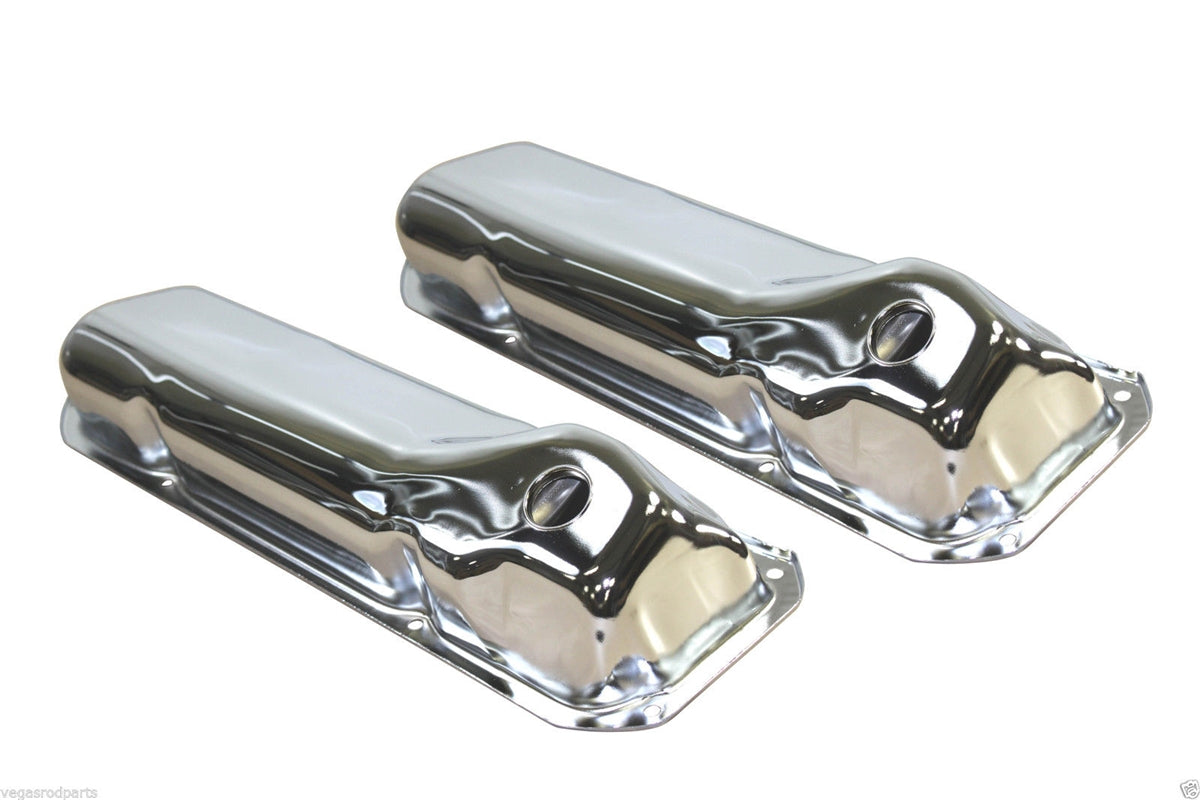 VALVE COVERS FORD 302C 351C 400M CHROME Silvester V8