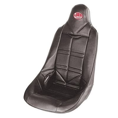 JAZ SEAT COVER VINYL BLACK TO SUIT PLASTIC RACE SEAT.