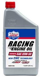 LUCAS SYNTHETIC 20W50 RACING ONLY OIL 1QT