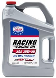 LUCAS SAE 20W50 RACING OIL 5QT